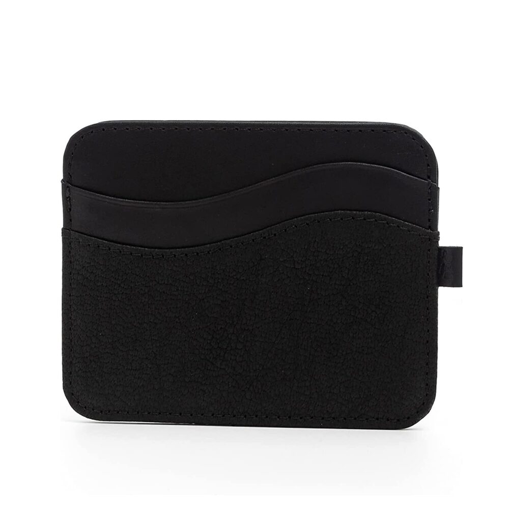 3847 Curve Card Holder with 3 Easily accessible cards slots, 1 main